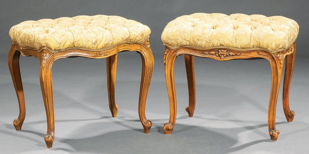 LOUIS XV-STYLE CARVED FRUITWOOD