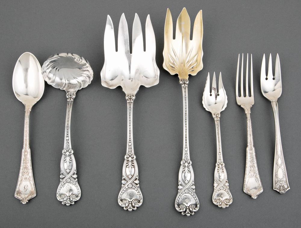 GROUP OF TIFFANY STERLING SILVER