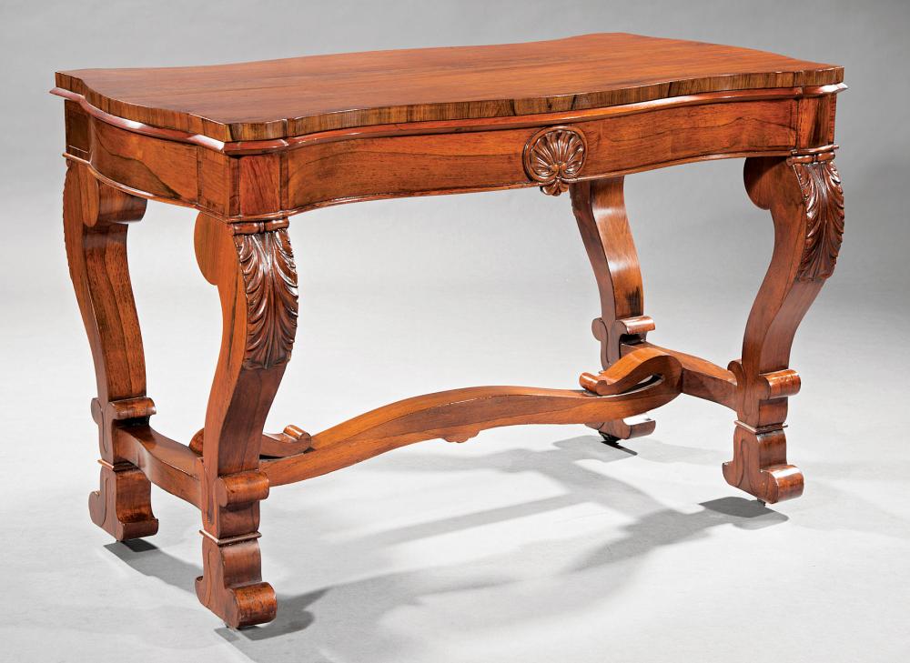 AMERICAN CLASSICAL CARVED ROSEWOOD