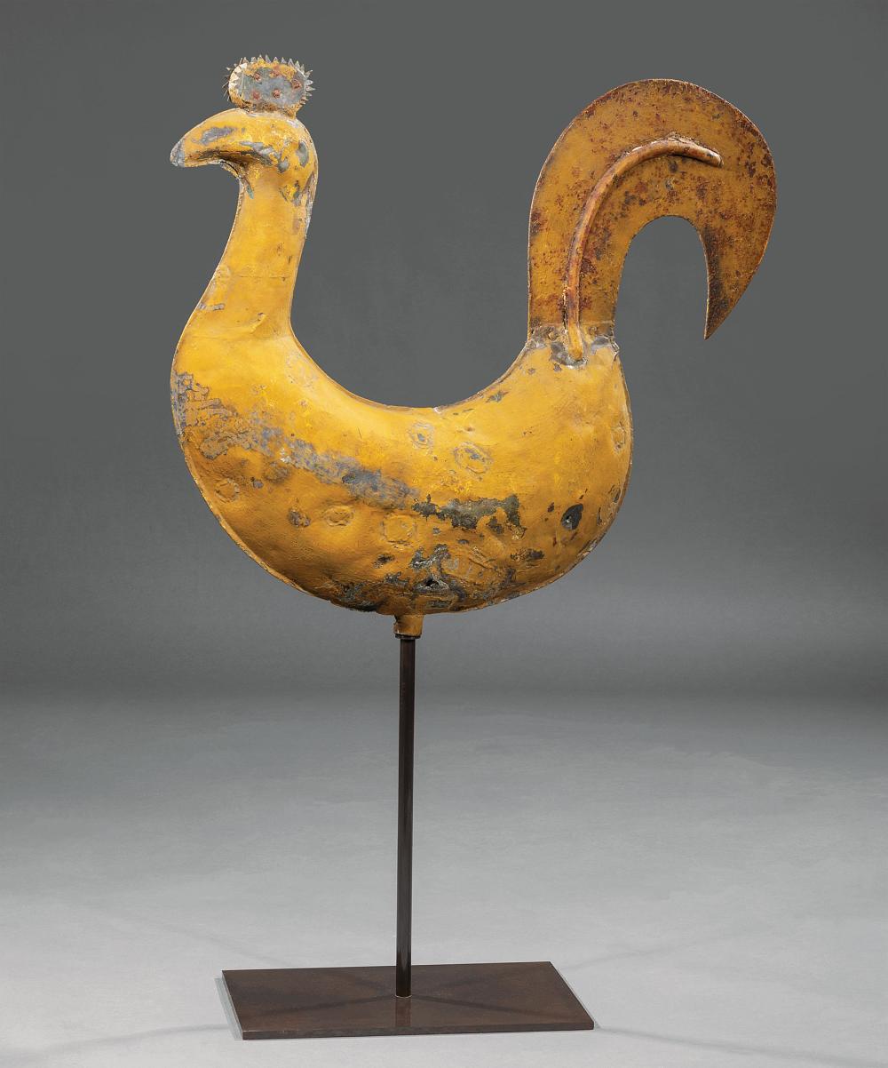 NORTHERN EUROPEAN COPPER TOLE ROOSTER 31ab07