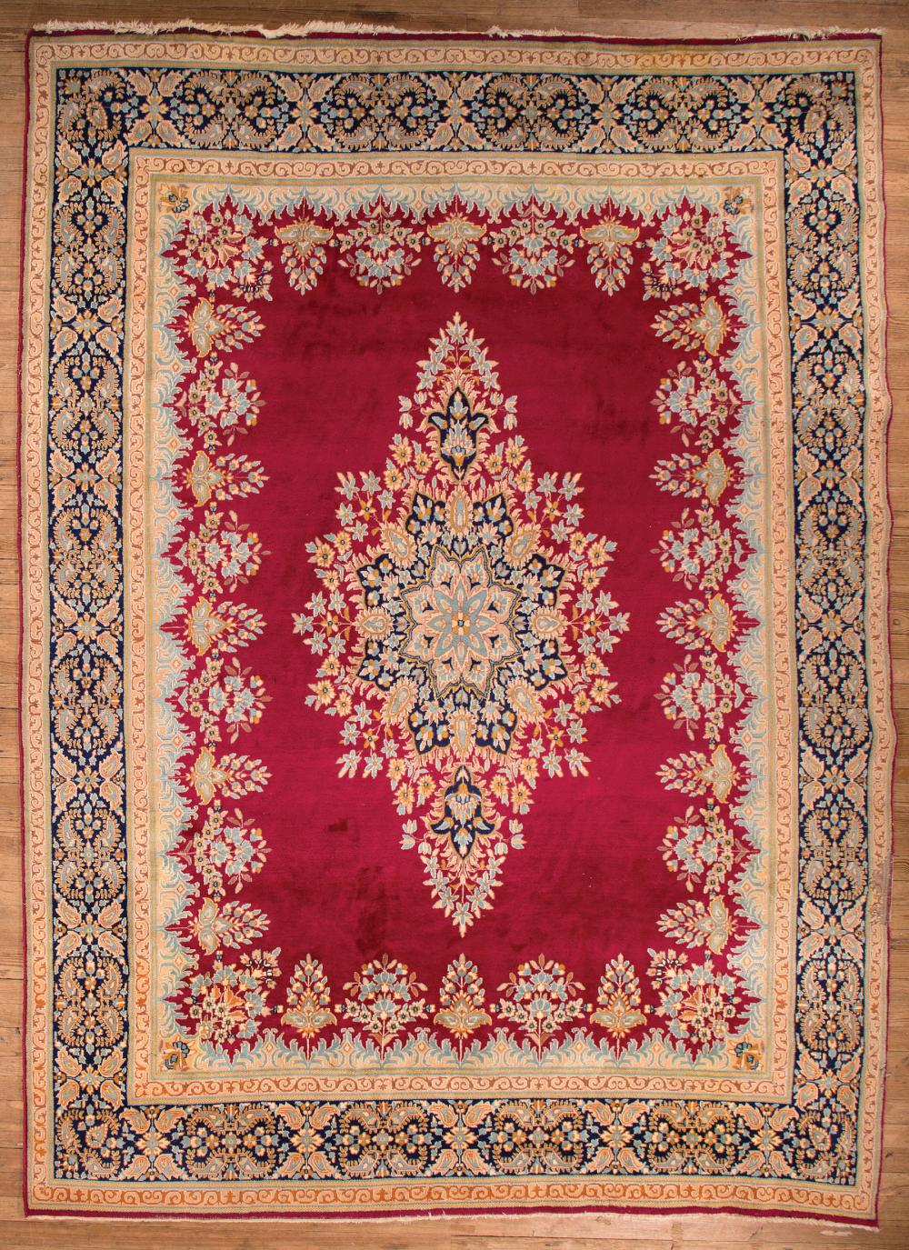 KIRMAN CARPETKirman Carpet, red