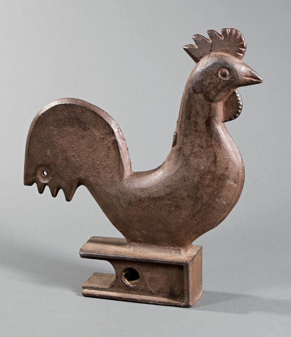 ANTIQUE CAST IRON ROOSTER MILL 31ab5e