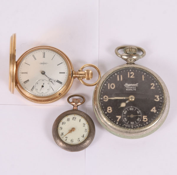 Pocket watches Ingersoll Waterbury 4f793