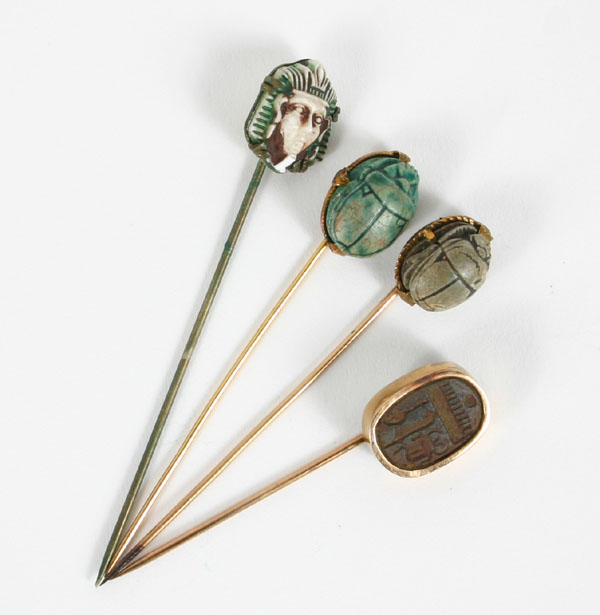 Lot of four Victorian stick pins 4f79b