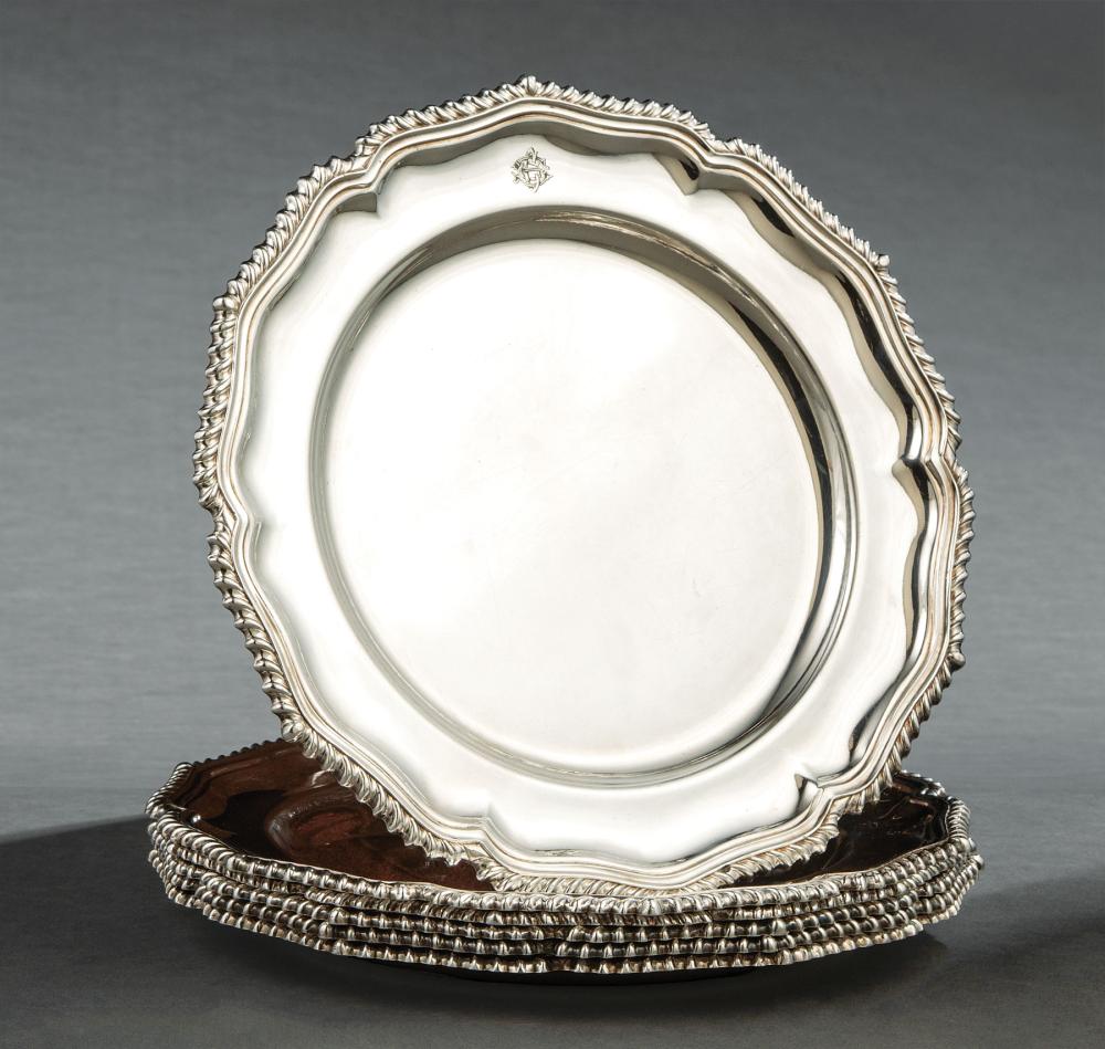 SILVERPLATE SERVICE PLATES, "CARRINGTON