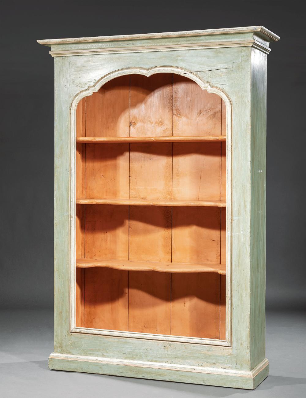 PAINTED COUNTRY PINE OPEN CUPBOARDPainted 31ac66