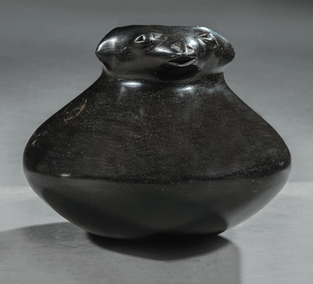 MATA ORTIZ BLACK POTTERY EFFIGY 31ac9f