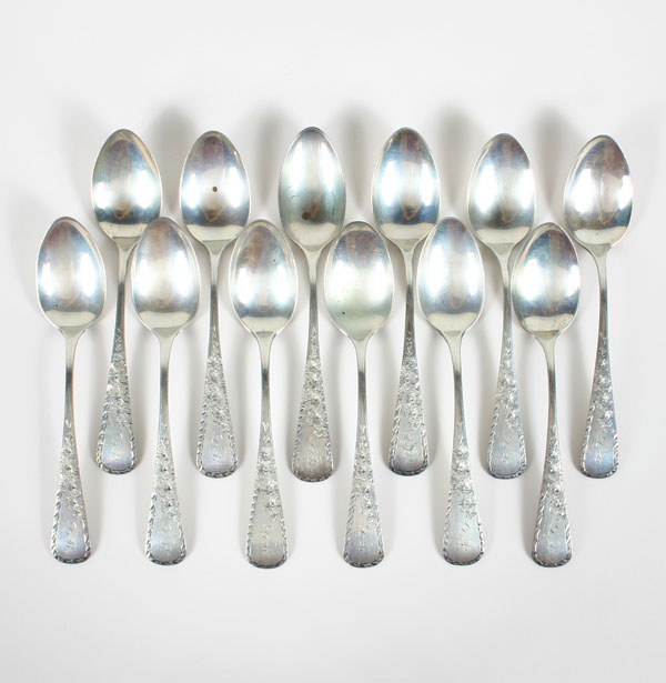 Lot of 12 Gorham sterling silver spoons