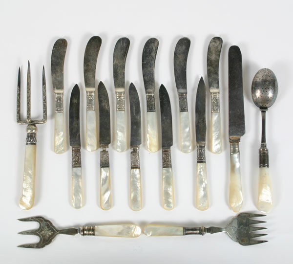 Lot of various serving pieces with