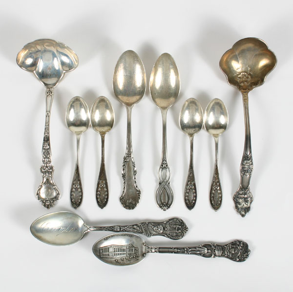 Lot of four Shreve & Co. sterling