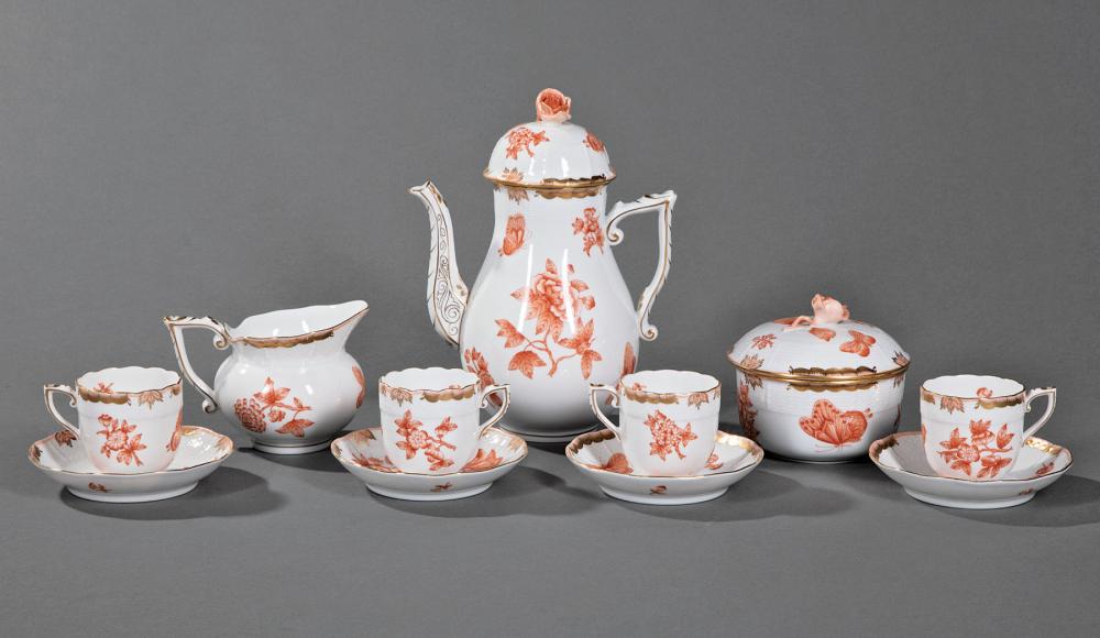 HEREND "FORTUNA-RUST" PORCELAIN