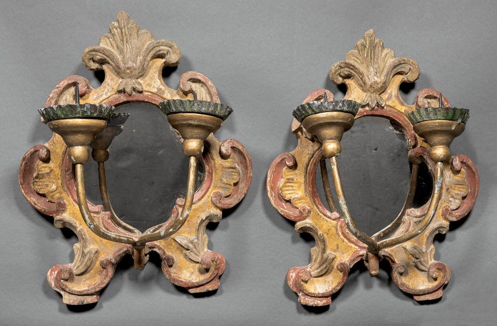 ITALIAN PAINTED AND PARCEL GILT 31ad38