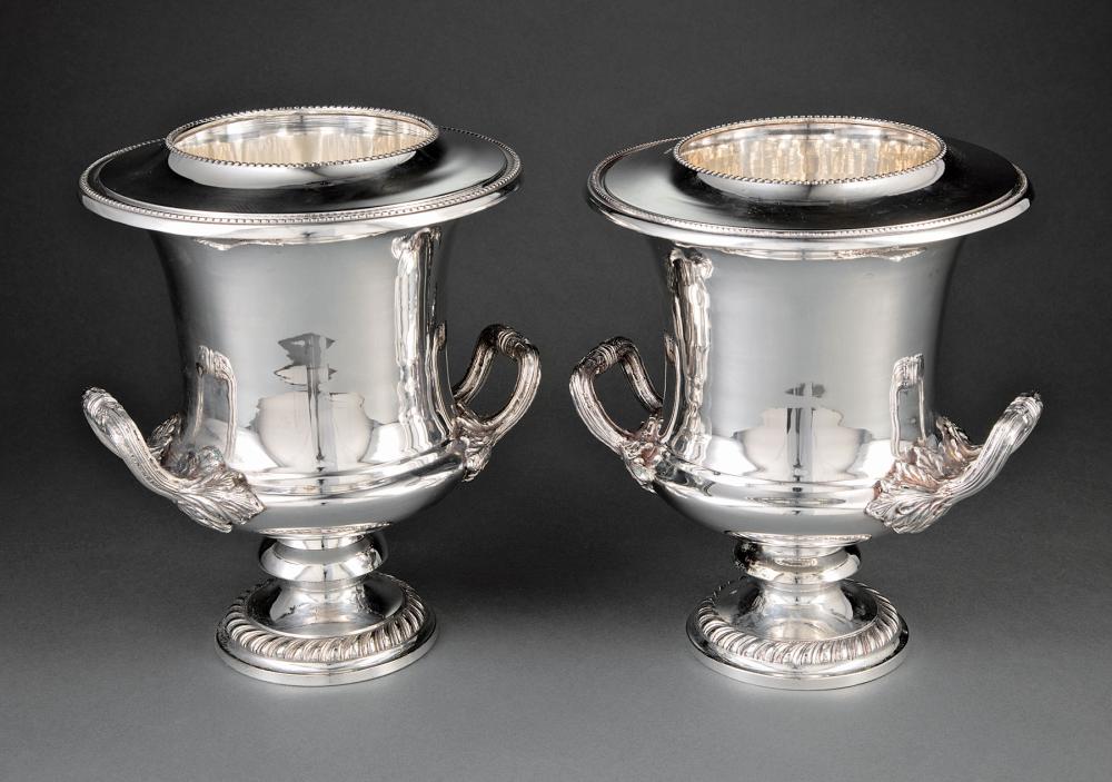 PAIR OF SILVERPLATE CAMPAGNA FORM 31ad6f