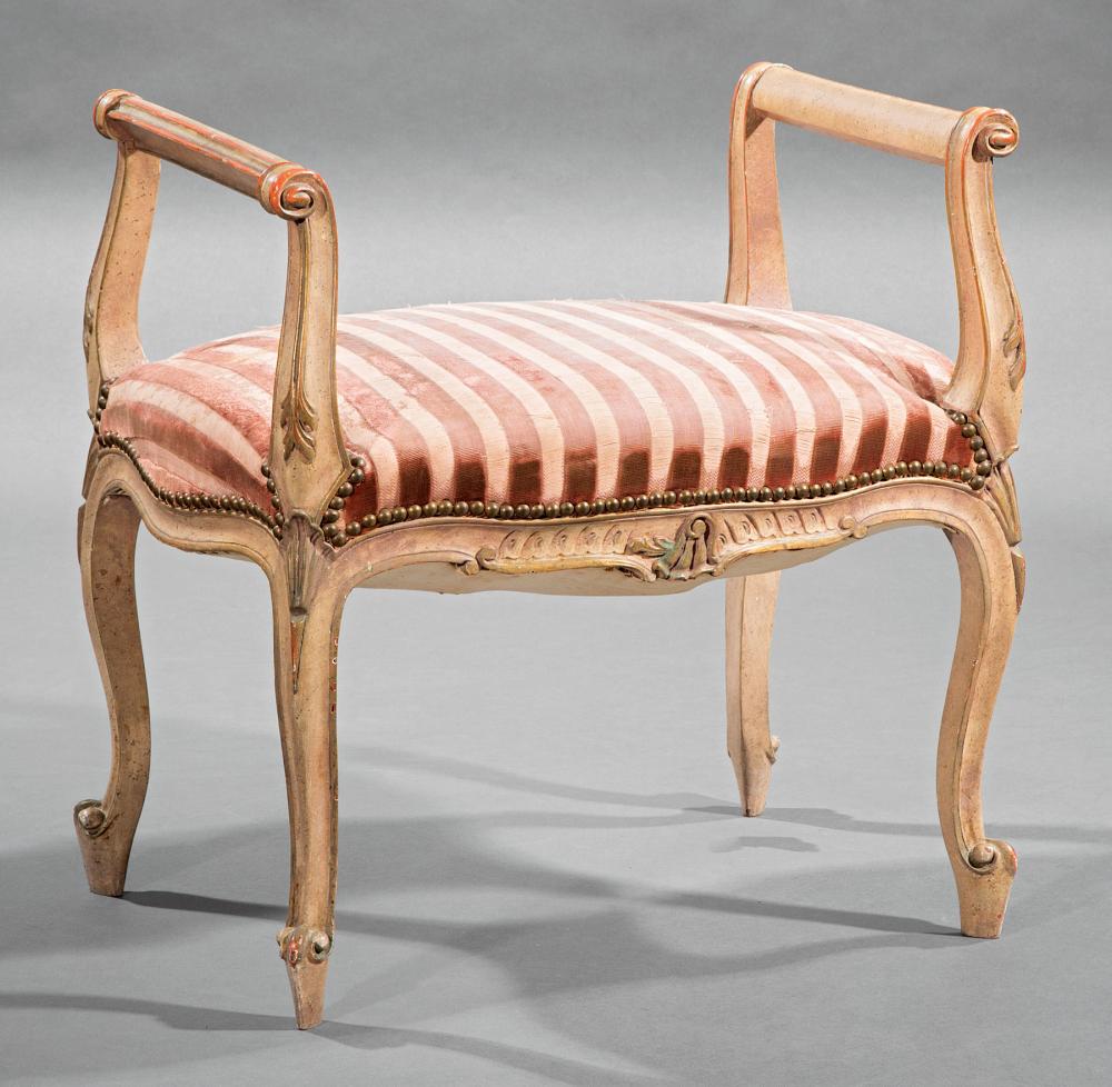 LOUIS XV-STYLE CARVED AND PAINTED