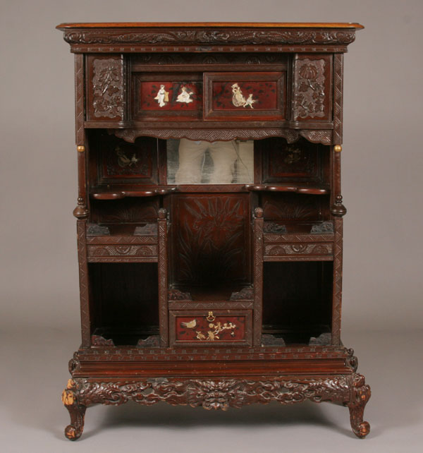 Victorian display cabinet on base  4f7c6
