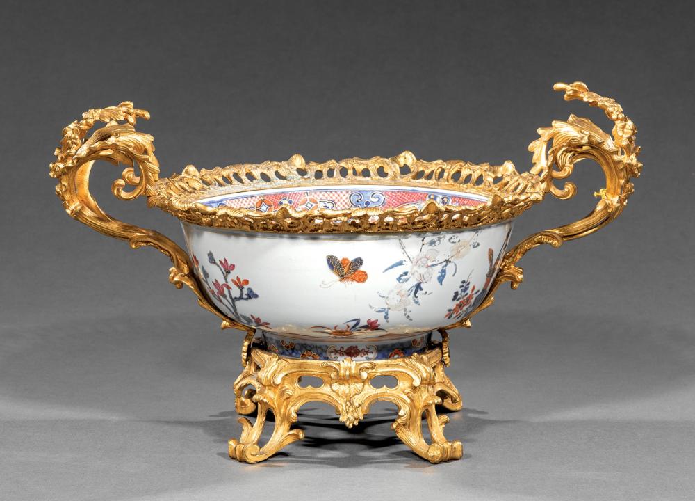 FRENCH GILT BRONZE MOUNTED PORCELAIN 31addc