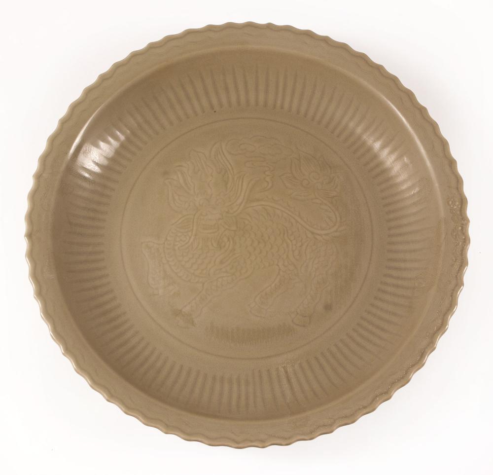 CHINESE MING-STYLE CELADON PORCELAIN