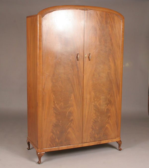 English Art Deco wardrobe bookmatch 4f7d8