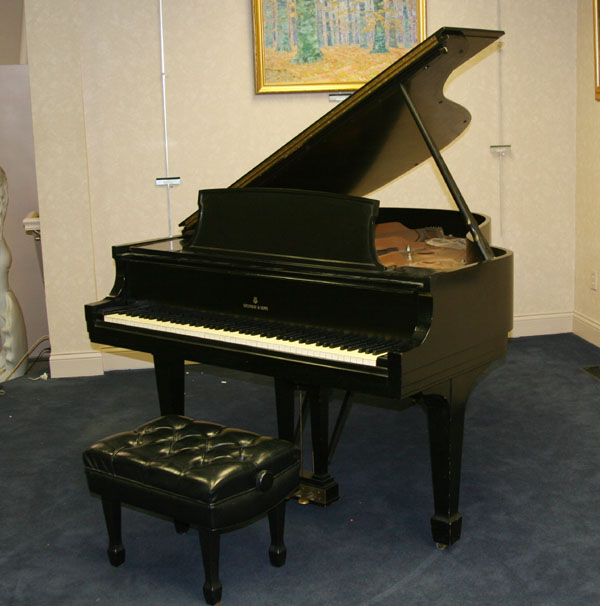 Baby grand piano; Steinway #356892L,