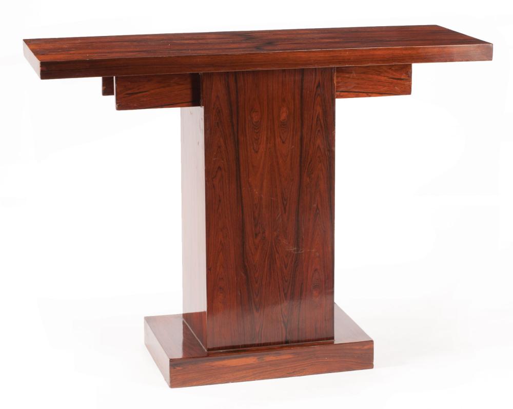 ART MODERNE-STYLE ROSEWOOD CONSOLEArt