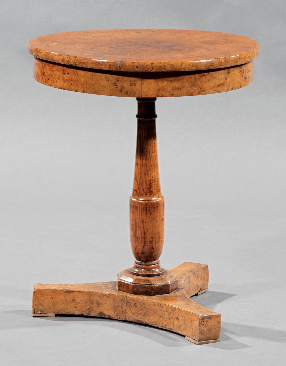 BIEDERMEIER BURLWOOD SIDE TABLEBiedermeier 31afb9