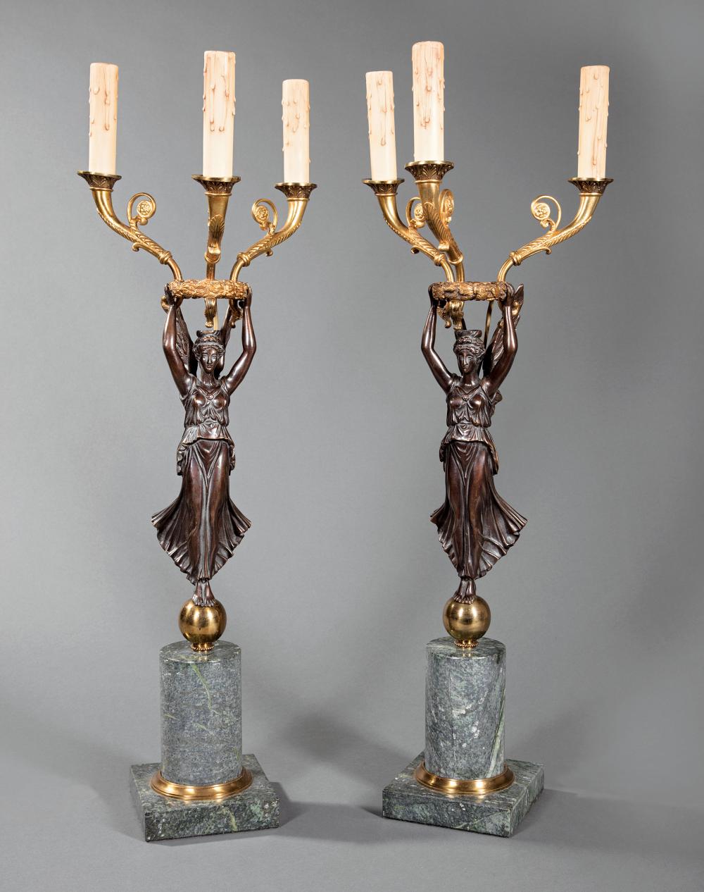 EMPIRE-STYLE BRONZE AND MARBLE