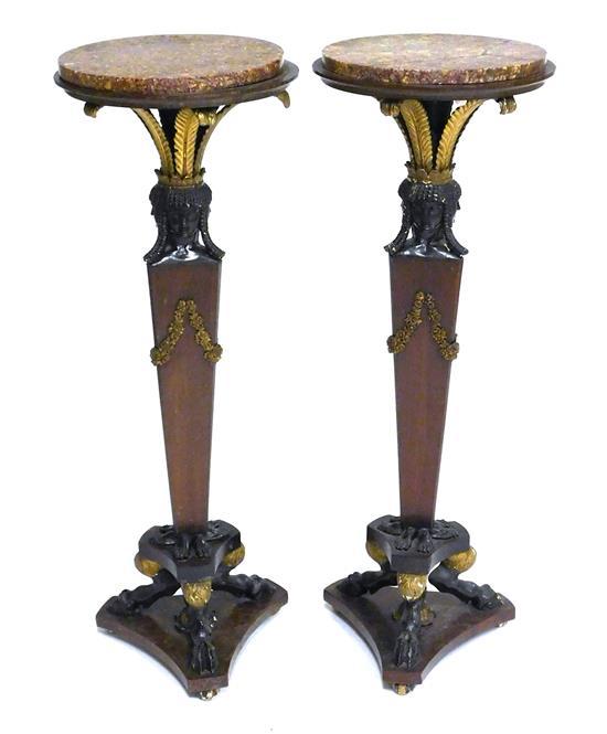PAIR OF STANDS LATE 19TH C NEO CLASSICAL  31b013