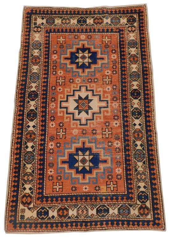 RUG ANTIQUE CAUCASIAN KAZAK SCATTER 31b057