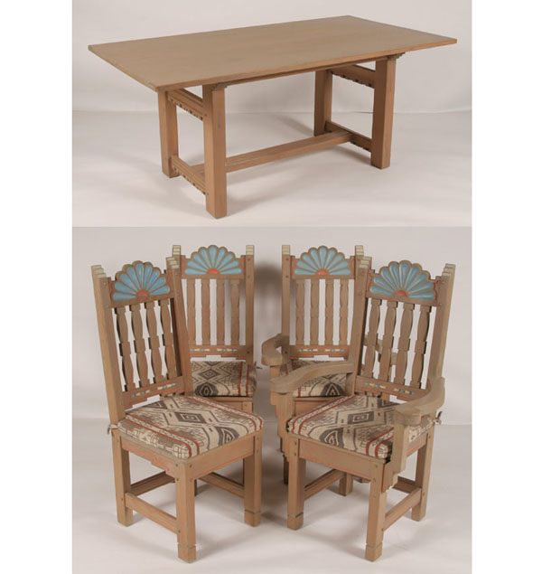 Southwest Santa Fe dining table 4f81e