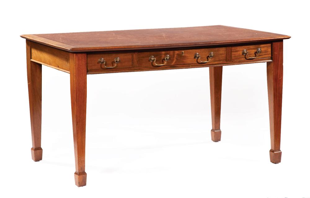 GEORGE III-STYLE MAHOGANY WRITING TABLEGeorge