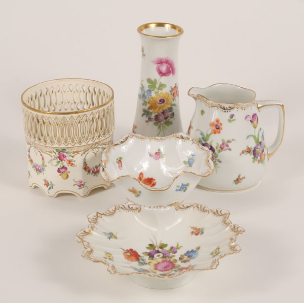 Dresden porcelain items creamer  4f824