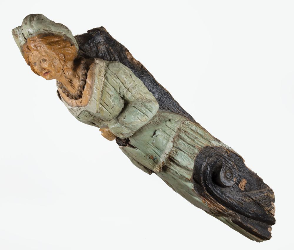 BRITISH SHIP'S FIGUREHEAD LADY