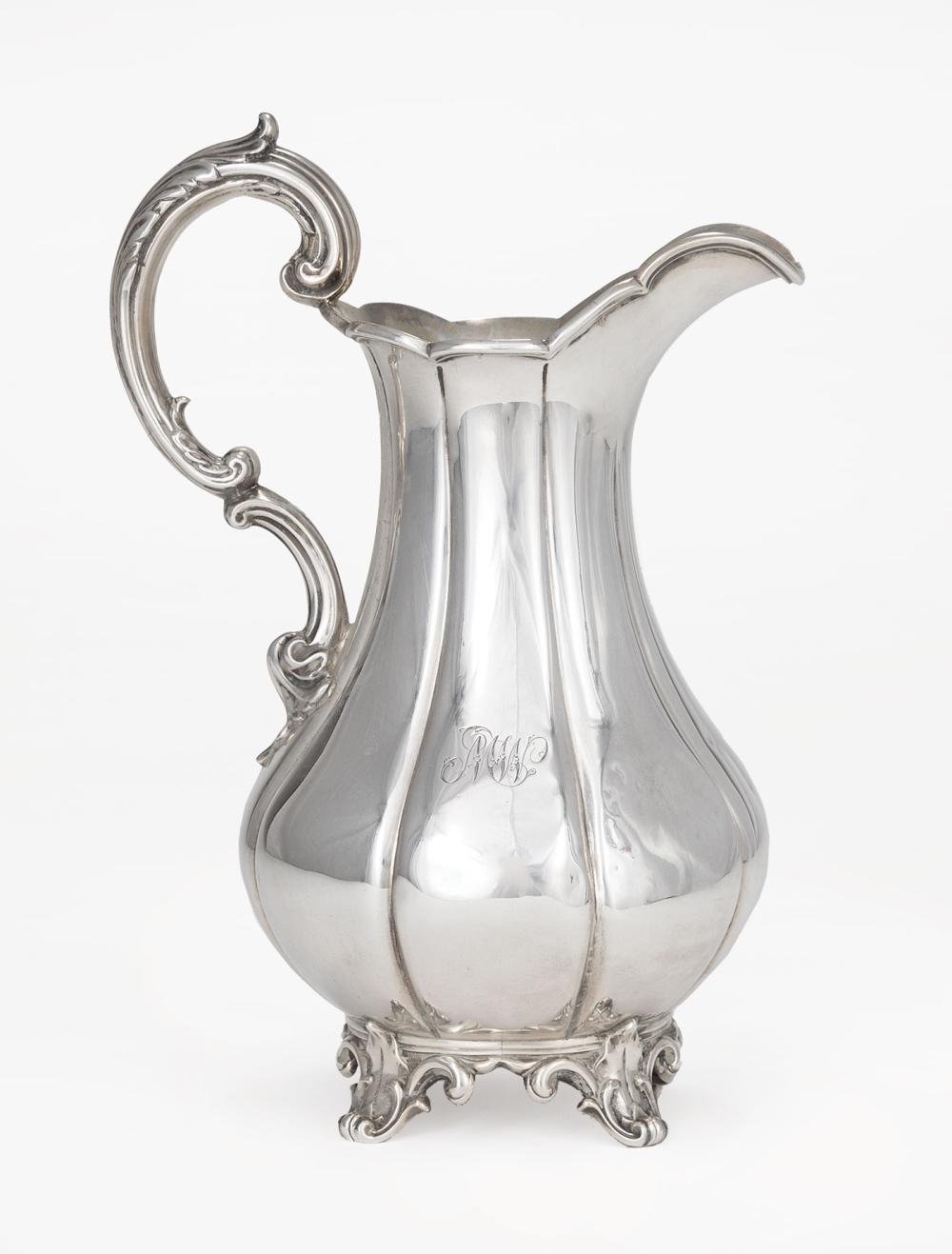 BARNARD STERLING SILVER MILK PITCHERVictorian