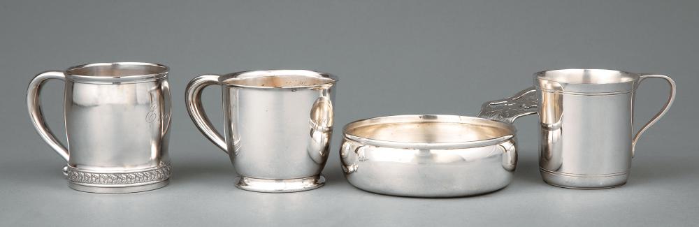 GROUP OF CHILD'S SILVER, INCL.