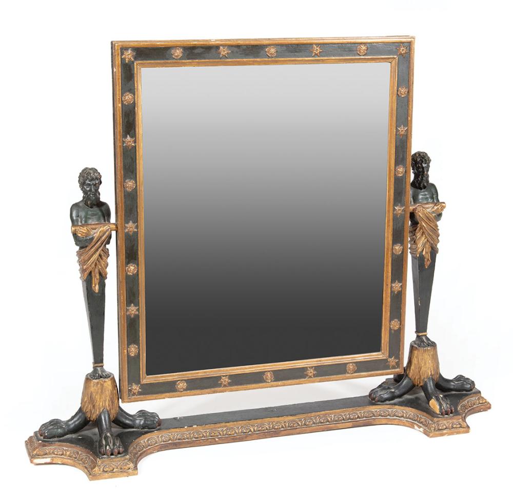 PAINTED,PARCEL GILT DRESSING TABLE
