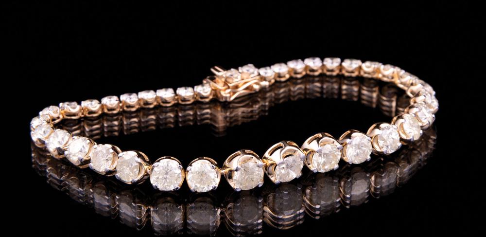 GOLD AND DIAMOND BRACELET18 kt.