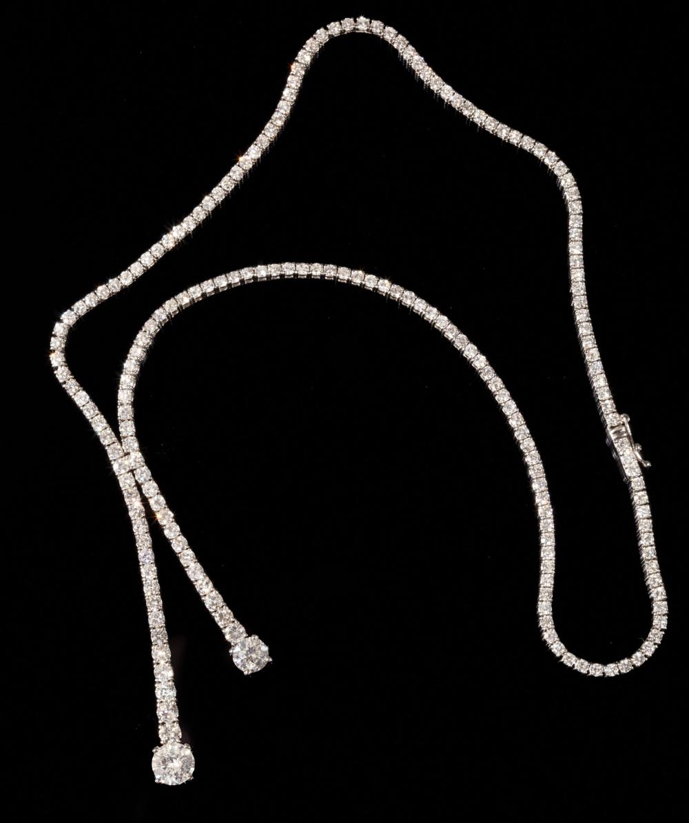 WHITE GOLD AND DIAMOND NECKLACE18