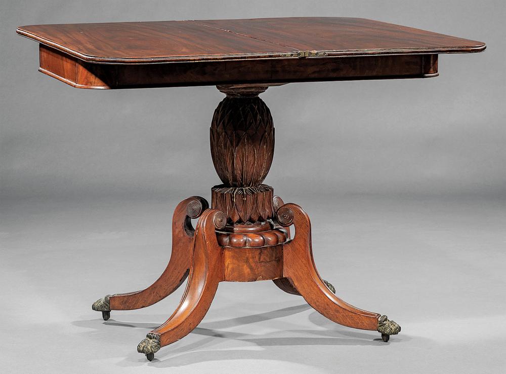 AMERICAN CLASSICAL MAHOGANY GAMES TABLEAmerican