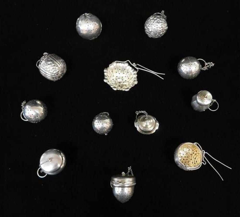 SILVER TWELVE STERLING TEA INFUSERS 31b45d