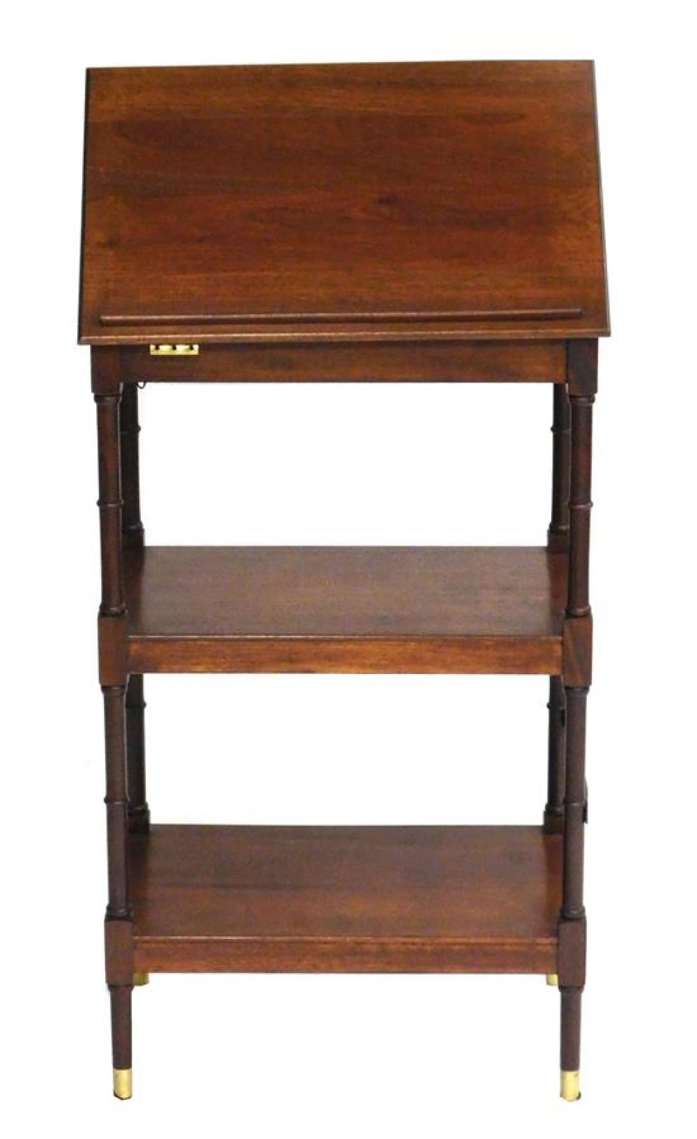 THREE TIER STAND WITH FOLDING WRITING