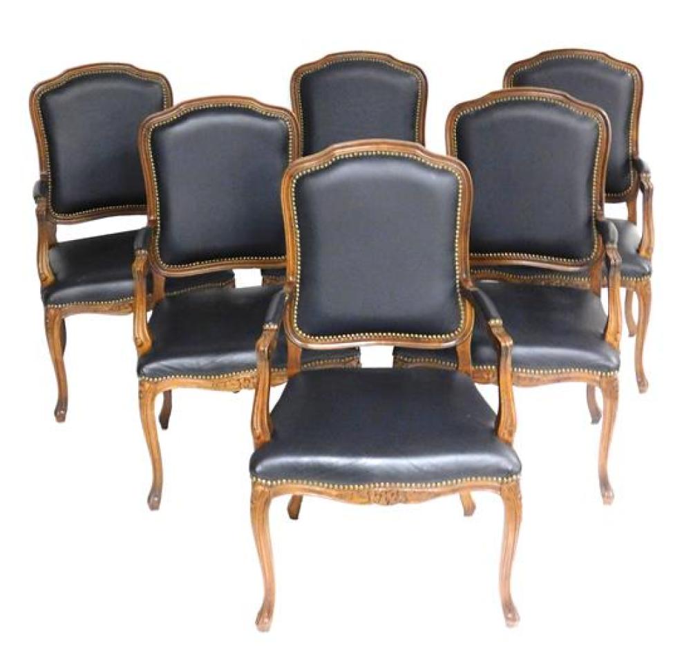 SIX FRENCH STYLE ARMCHAIRS WITH 31b4c8