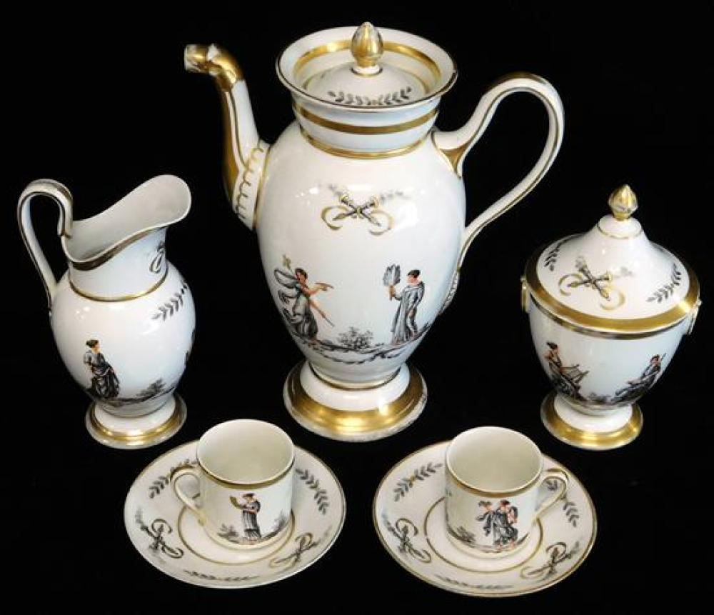 EARLY 19TH C FRENCH PARIS PORCELAIN 31b4c9