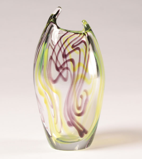 Murano abstract sommerso swirl 4f87b