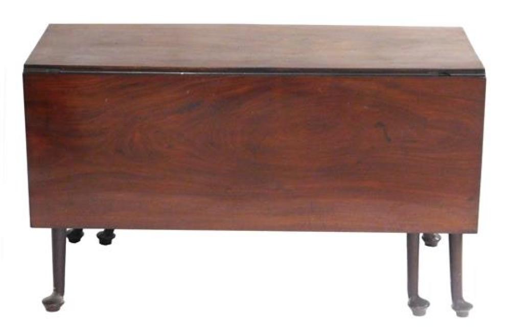 DROP LEAF DINING TABLE, AMERICAN, 18TH