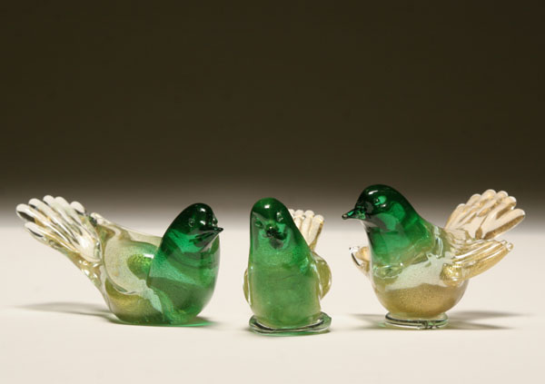 Salviati Murano art glass bird