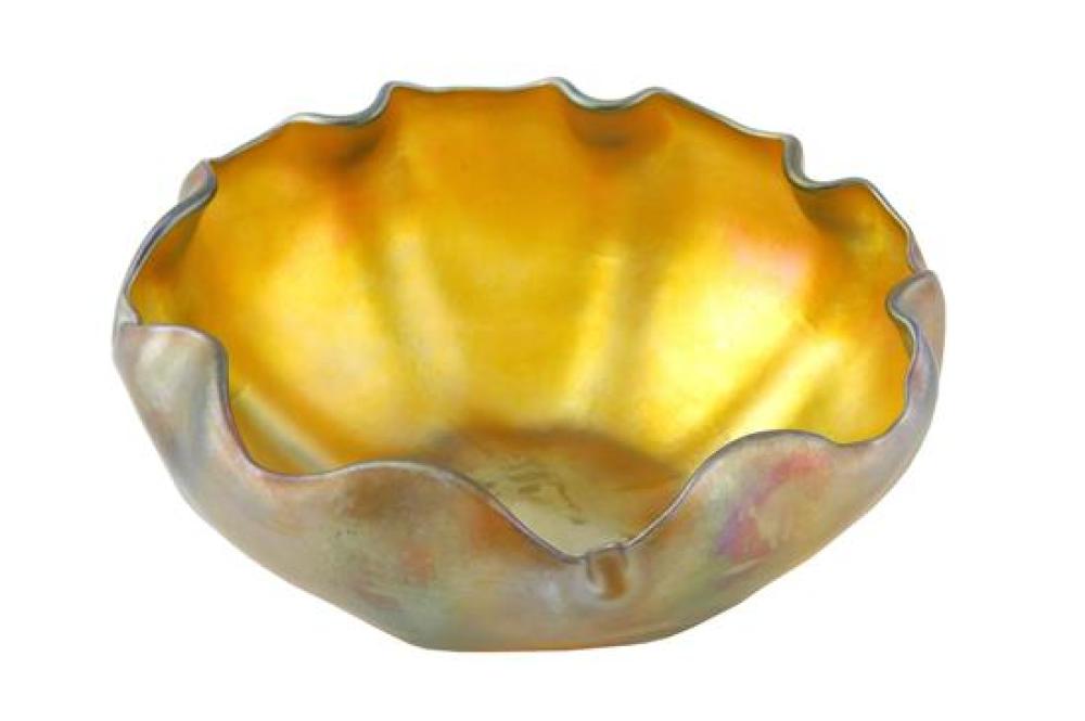 LOUIS COMFORT TIFFANY FAVRILE BOWL 31b552