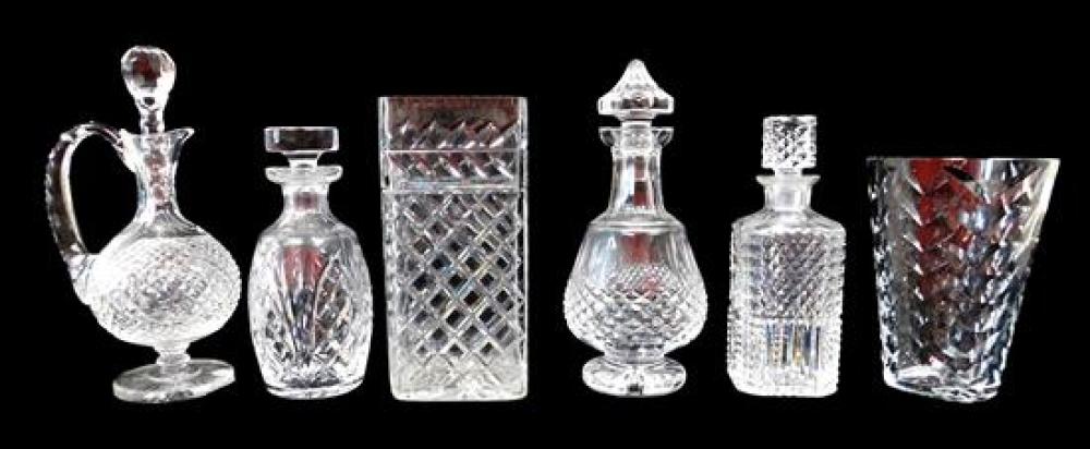 GLASS: WATERFORD, ETC., SIX PIECES