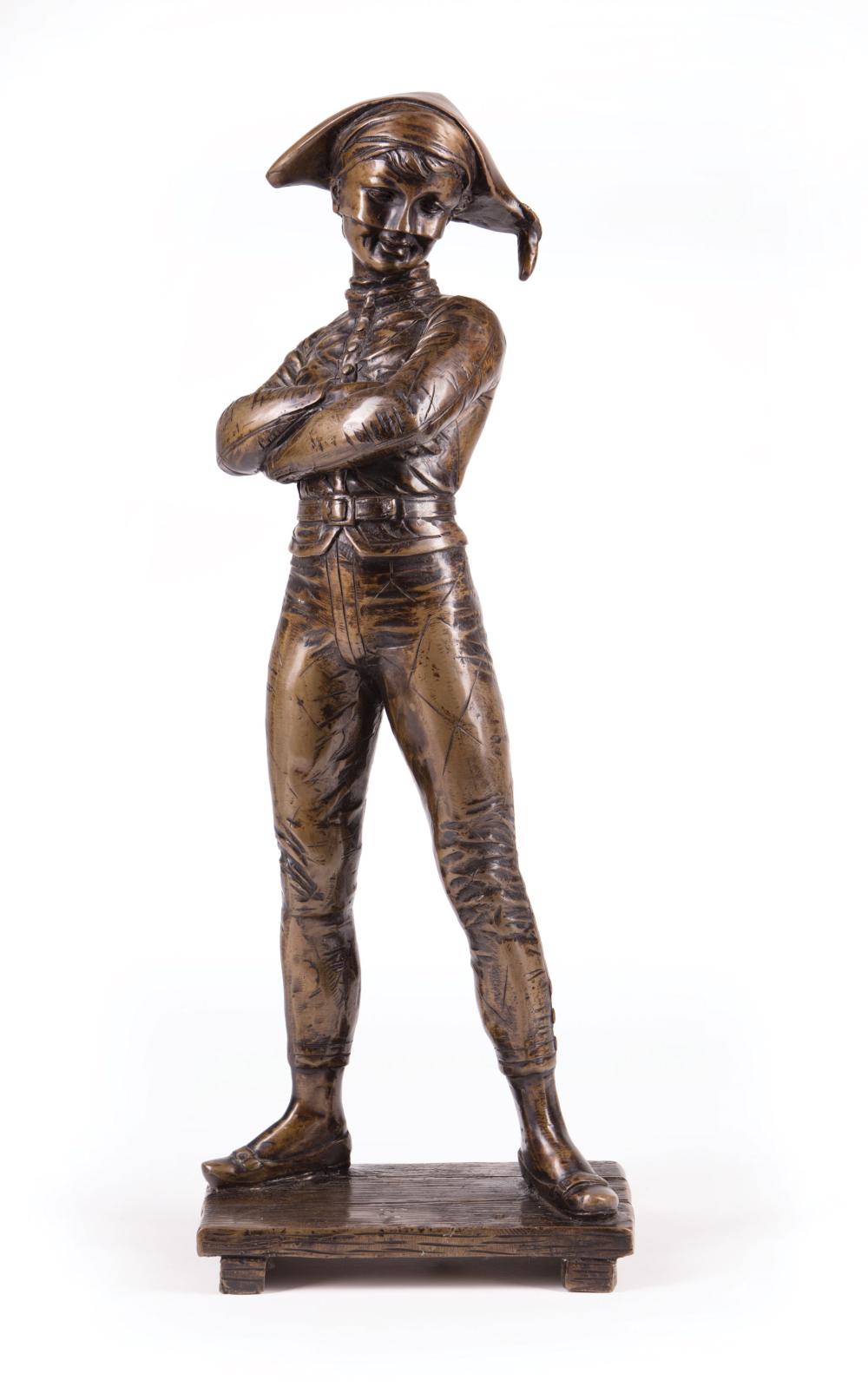 BRONZE FIGURE OF A JESTERBronze