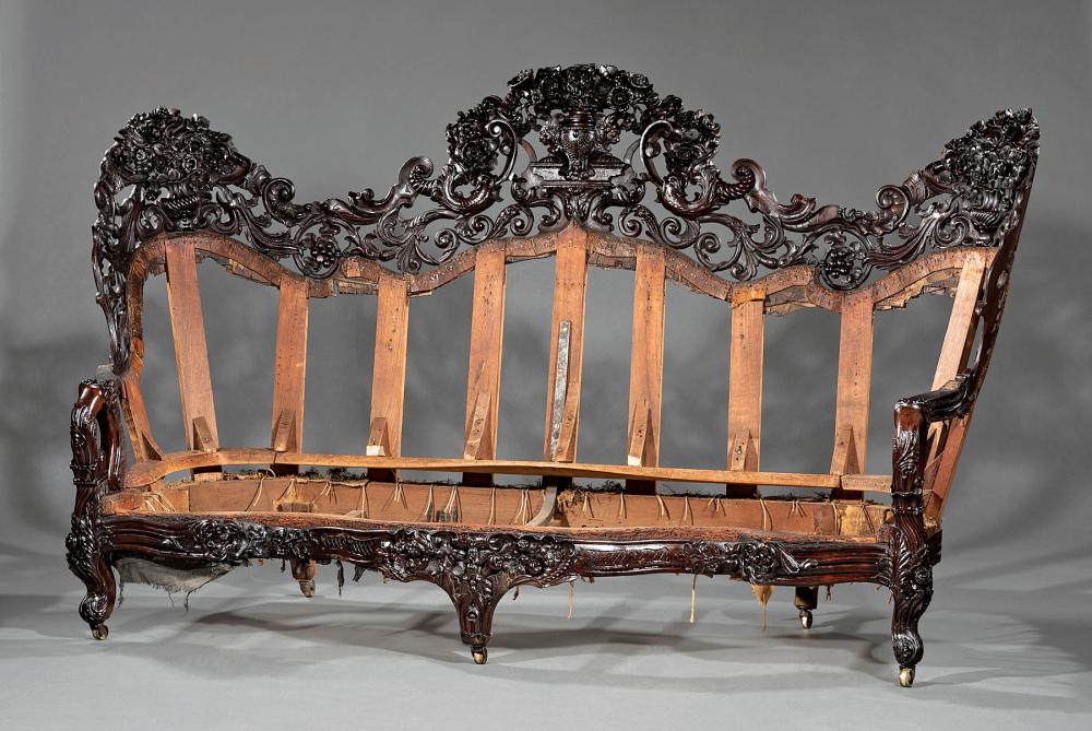 ROSEWOOD SOFA, ATTR. BELTERRare