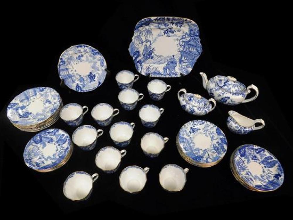 CHINA: ROYAL CROWN DERBY MIKADO PORCELAIN